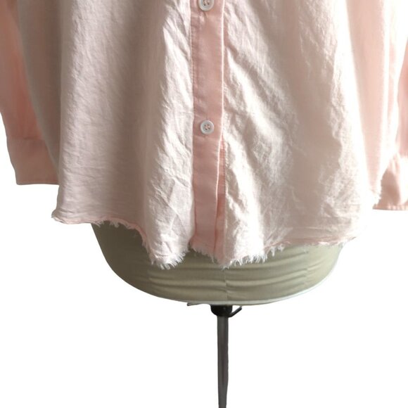 Line Cotton Button Down Shirt - Picture 6 of 6